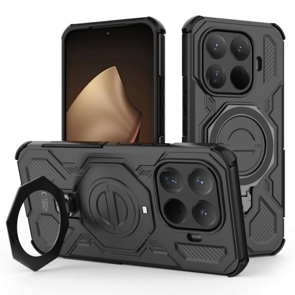 Tech-Protect Xiaomi 15T Pro Deksel TacticStand MagSafe Svart
