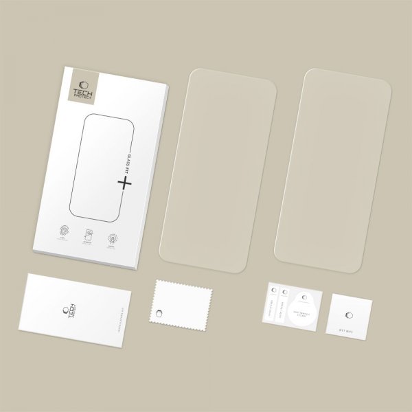 Tech-Protect OnePlus 15 Skjermbeskytter Glass Fit+ 2-pakning