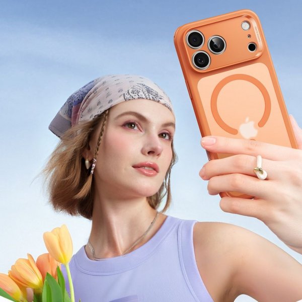 ESR iPhone 17 Pro Deksel Classic Hybrid MagSafe Oransje