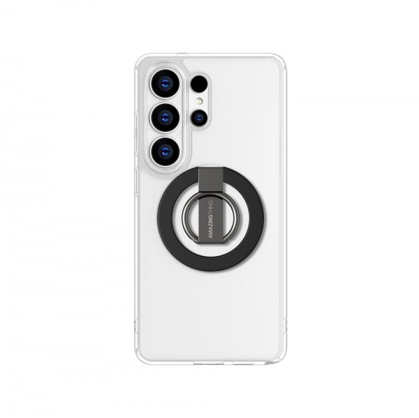 Amazingthing Samsung Galaxy S26 Ultra Deksel Minimal Mag Ring Set Klar