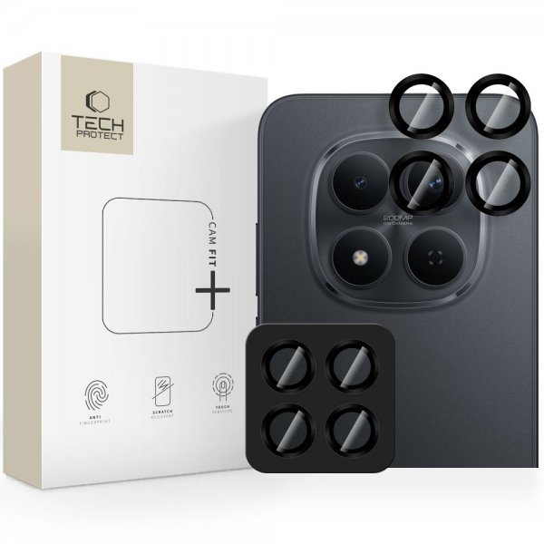 Tech-Protect Xiaomi Redmi Note 15 Pro 5G/15 Pro+ 5G Kamerabeskytter Cam Fit+ Svart