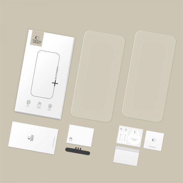 Tech-Protect Xiaomi Redmi Note 15 Pro+ 5G Skjermbeskytter HydroFlex+ 2-pakning