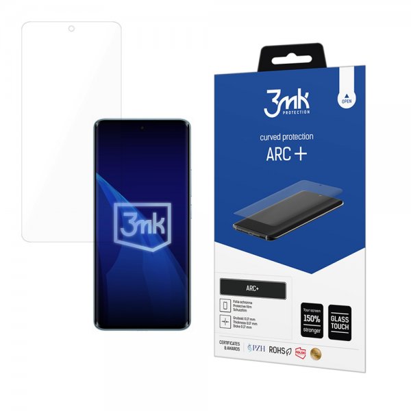 3mk Xiaomi Redmi Note 15/Xiaomi Redmi Note 15 5G Skjermbeskytter Arc+