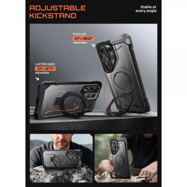 Supcase Samsung Galaxy S26 Ultra Deksel UB Grip MagSafe Svart