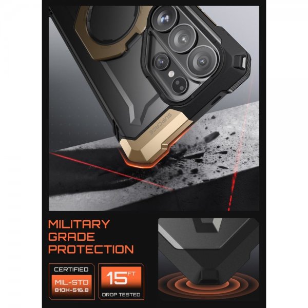 Supcase Samsung Galaxy S26 Ultra Deksel UB Grip MagSafe Svart Gull