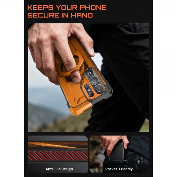 Supcase Samsung Galaxy S26 Ultra Deksel UB Grip MagSafe Oransje