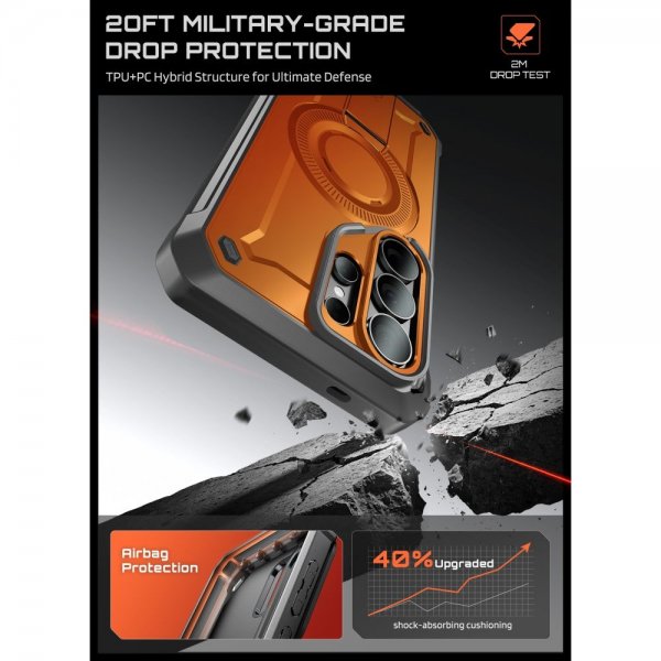 Supcase Samsung Galaxy S26 Ultra Deksel UB Pro MagSafe Oransje