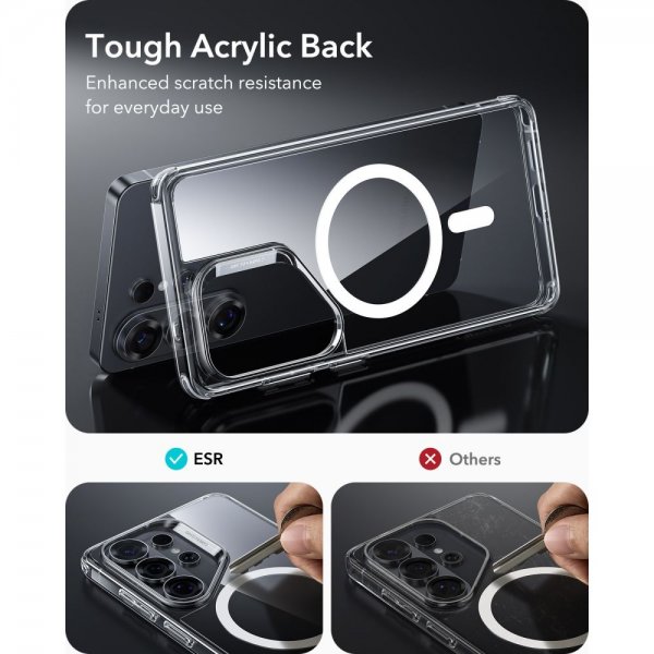 ESR Samsung Galaxy S26 Ultra Deksel Classic Hybrid MagSafe Transparent