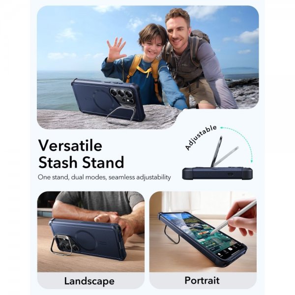 ESR Samsung Galaxy S26 Ultra Deksel Cyber Tough Kickstand MagSafe Svart