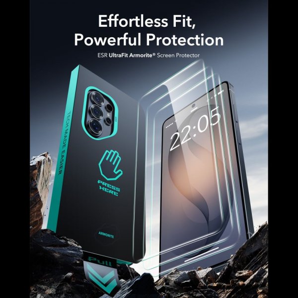 ESR Samsung Galaxy S26 Ultra Skjermbeskytter UltraFit Armorite 2-pakning