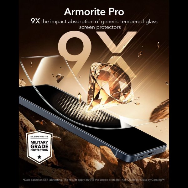 ESR Samsung Galaxy S26 Ultra Skjermbeskytter UltraFit Armorite Pro