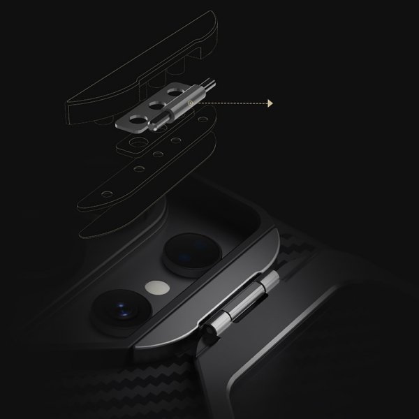 Nillkin Samsung Galaxy S26 Ultra Deksel Carboprop MagSafe Svart