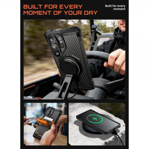 Supcase Samsung Galaxy S26 Ultra Deksel UB Grip MagSafe Aramid Svart
