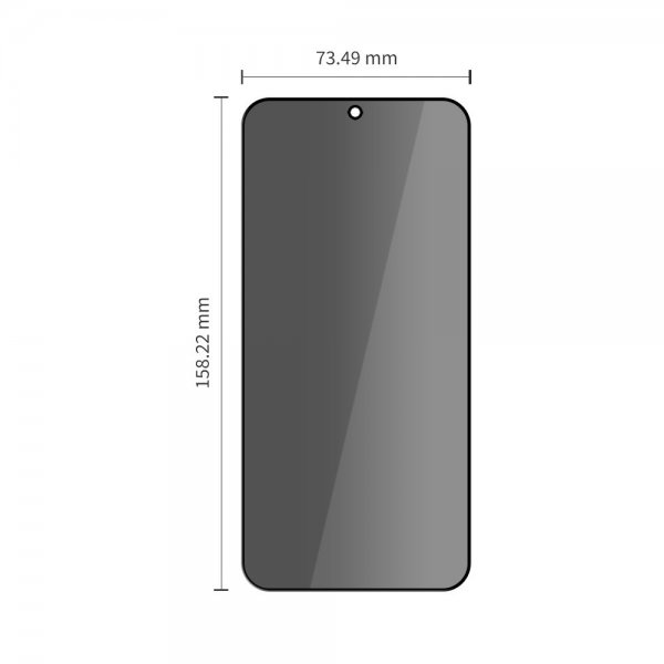 Tech-Protect Samsung Galaxy A37/A57/S25 FE Skjermbeskytter Glass Spy+ 2-pakning