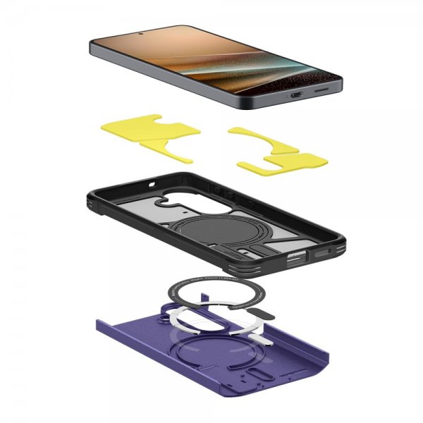 Spigen Samsung Galaxy S26 Deksel Tough Armor MagFit Ash Violet