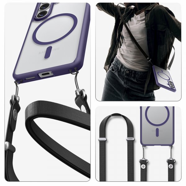 Spigen Samsung Galaxy S26 Deksel Ultra Hybrid MagFit Deep Purple