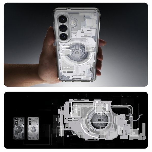 Spigen Samsung Galaxy S26 Deksel Ultra Hybrid MagFit Zero One Hvit