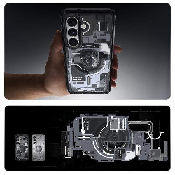 Spigen Samsung Galaxy S26 Plus Deksel Ultra Hybrid MagFit Zero One Svart