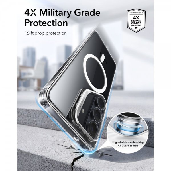 ESR Samsung Galaxy S26 Plus Deksel Classic Hybrid Kickstand MagSafe Transparent