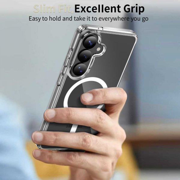 Tech-Protect Samsung Galaxy S26 Plus Deksel FlexAir Hybrid MagSafe Transparent