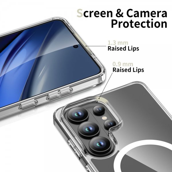 Tech-Protect Samsung Galaxy S26 Ultra Deksel FlexAir Hybrid MagSafe Transparent
