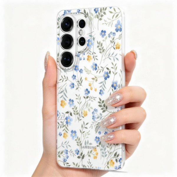 Tech-Protect Samsung Galaxy S26 Ultra Deksel FlexAir Blomstermønster