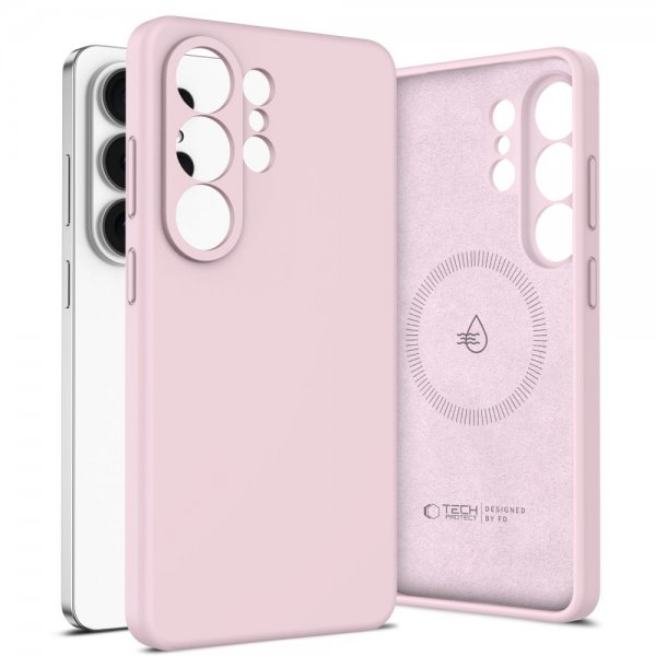 Tech-Protect Samsung Galaxy S26 Ultra Deksel Silicone MagSafe Rosa