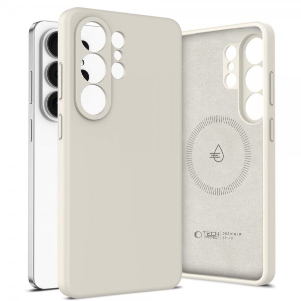 Tech-Protect Samsung Galaxy S26 Ultra Deksel Silicone MagSafe Beige