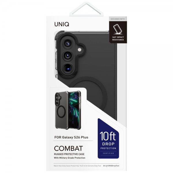 UNIQ Samsung Galaxy S26 Plus Deksel Combat MagClick Svart
