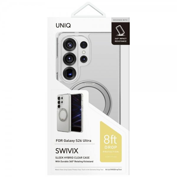 UNIQ Samsung Galaxy S26 Ultra Deksel Swivix Transparent