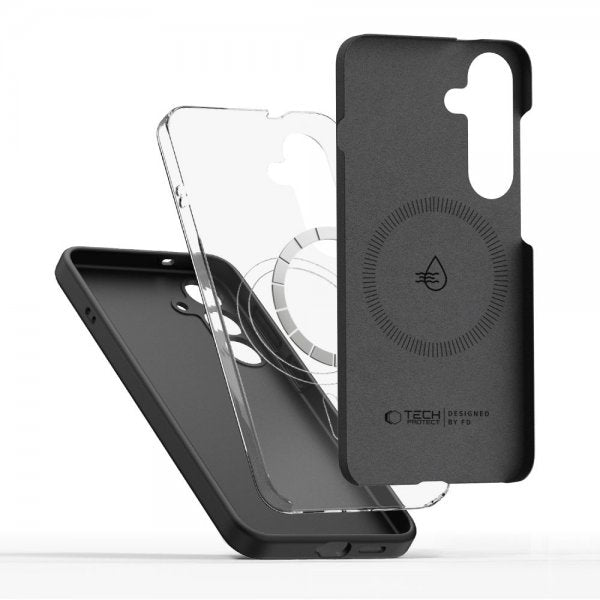 Tech-Protect Samsung Galaxy S26 Deksel Silicone MagSafe Svart