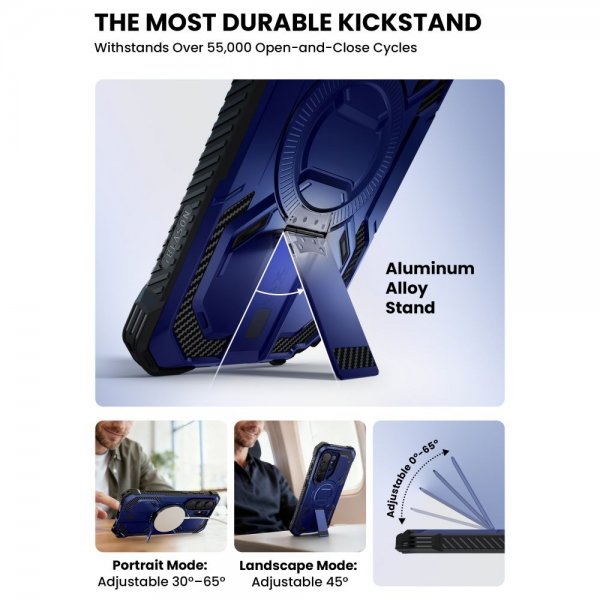 Supcase Samsung Galaxy S26 Ultra Deksel ArmorBox Clip MagSafe Blå