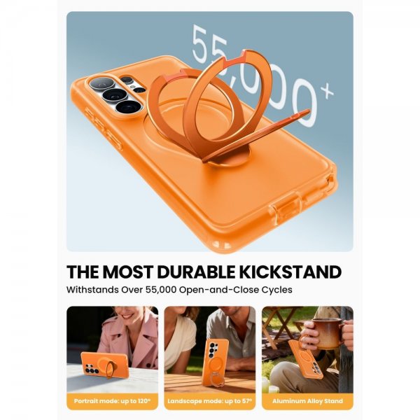 Supcase Samsung Galaxy S26 Ultra Deksel Cosmo MagSafe Oransje