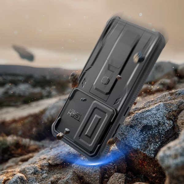 Tech-Protect Samsung Galaxy S26 Deksel Kevlar Cam+ Svart