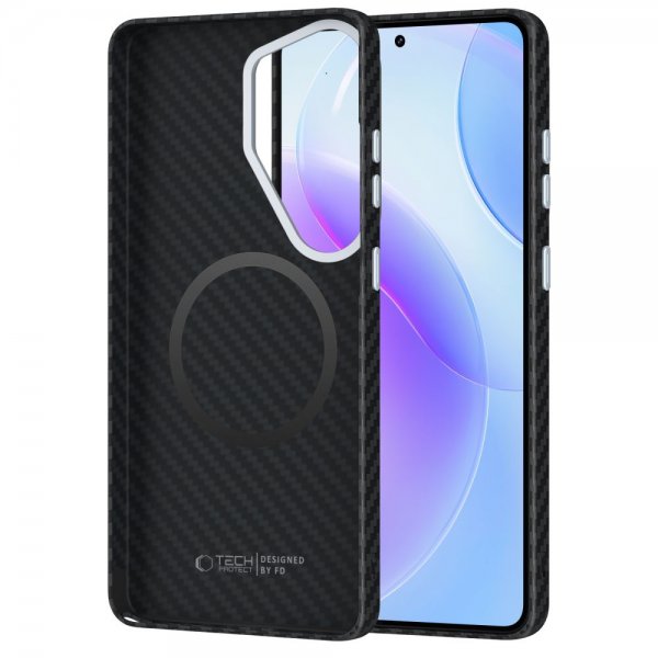 Tech-Protect Samsung Galaxy S26 Ultra Deksel Ion Carbon MagSafe Svart