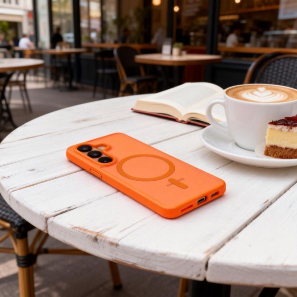 Tech-Protect Samsung Galaxy S26 Deksel MagMat MagSafe Oransje