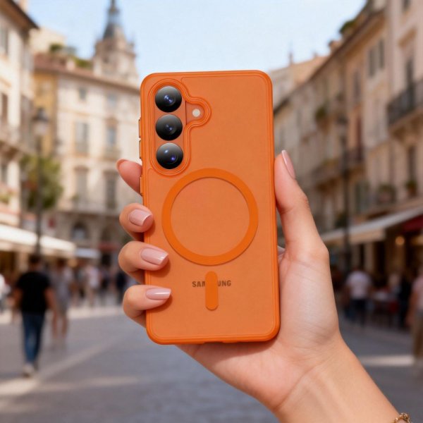 Tech-Protect Samsung Galaxy S26 Deksel MagMat MagSafe Oransje