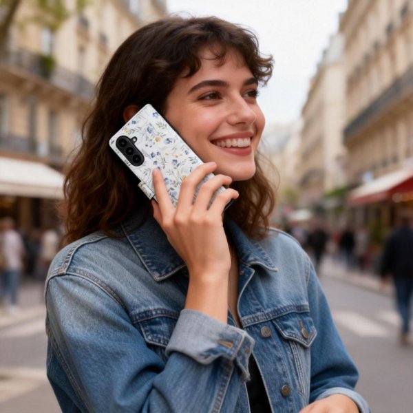 Tech-Protect Samsung Galaxy A57 Etui Wallet Blomstermønster