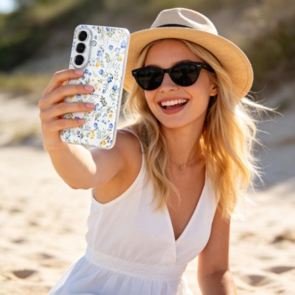 Tech-Protect Samsung Galaxy A57 Deksel FlexAir Blomstermønster