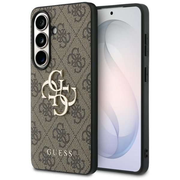 Guess Samsung Galaxy S26 Plus Deksel 4G Metal Logo Brun