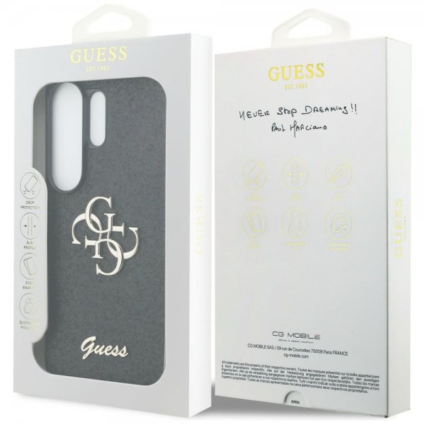Guess Samsung Galaxy S26 Ultra Deksel Fixed Glitter Svart