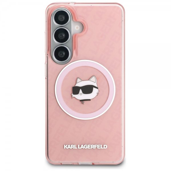 Karl Lagerfeld Samsung Galaxy S26 Deksel Choupette MagSafe Rosa