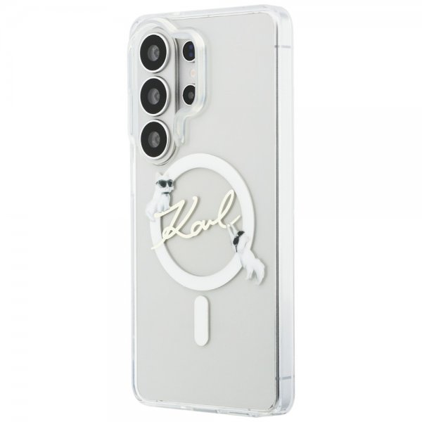 Karl Lagerfeld Samsung Galaxy S26 Ultra Deksel Script MagSafe Transparent