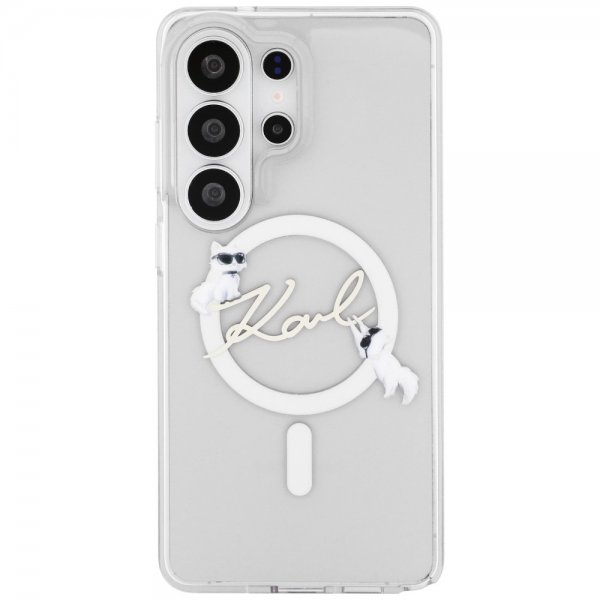 Karl Lagerfeld Samsung Galaxy S26 Ultra Deksel Script MagSafe Transparent