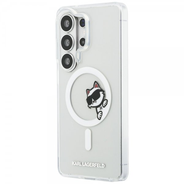 Karl Lagerfeld Samsung Galaxy S26 Ultra Deksel Choupette Peekaboo MagSafe Transparent