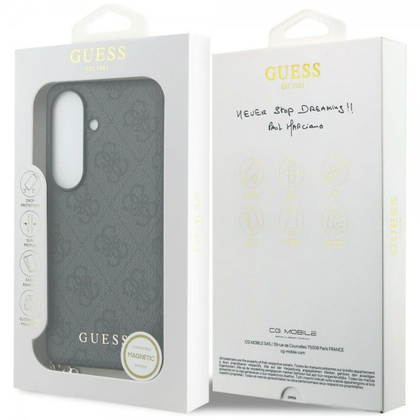 Guess Samsung Galaxy S26 Deksel 4G Charm MagSafe Svart