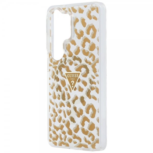 Guess Samsung Galaxy S26 Ultra Deksel Leopard Print MagSafe Brun