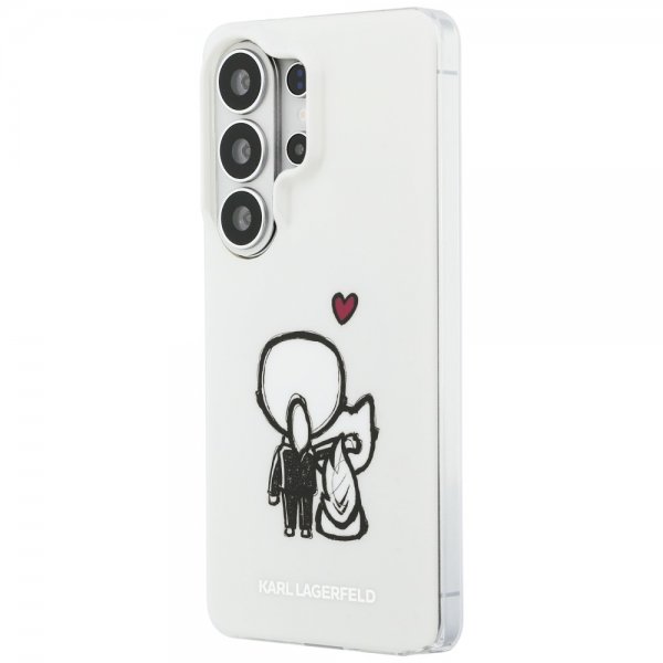Karl Lagerfeld Samsung Galaxy S26 Ultra Deksel Karl & Choupette MagSafe Hvit