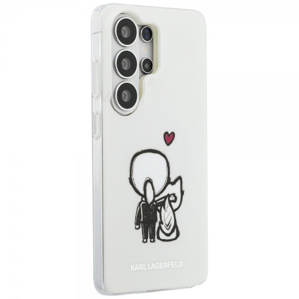 Karl Lagerfeld Samsung Galaxy S26 Ultra Deksel Karl & Choupette MagSafe Hvit