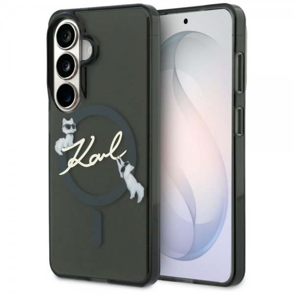 Karl Lagerfeld Samsung Galaxy S26 Plus Deksel Script MagSafe Svart